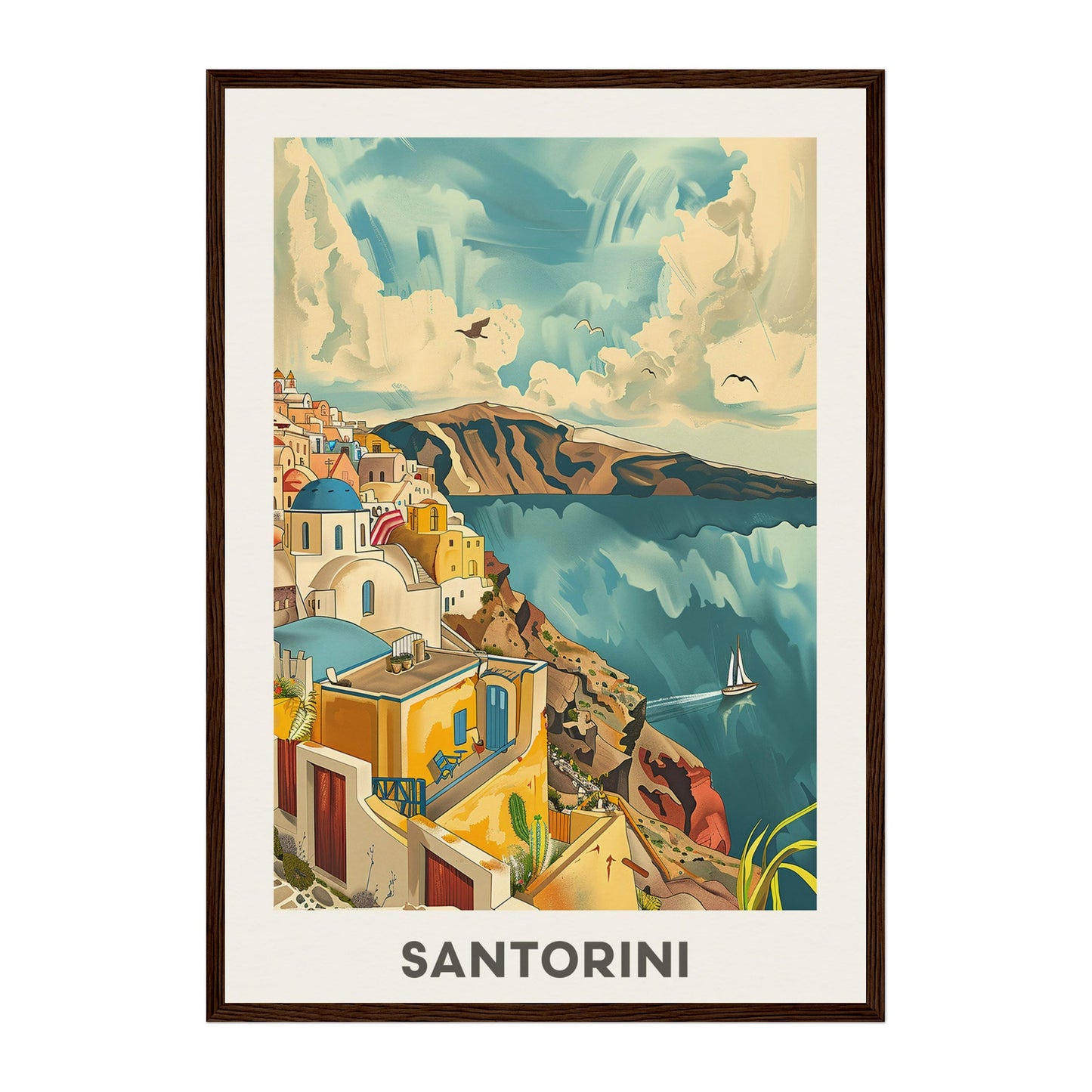 Santorini, Greece Wall Art - Uncharted Borders