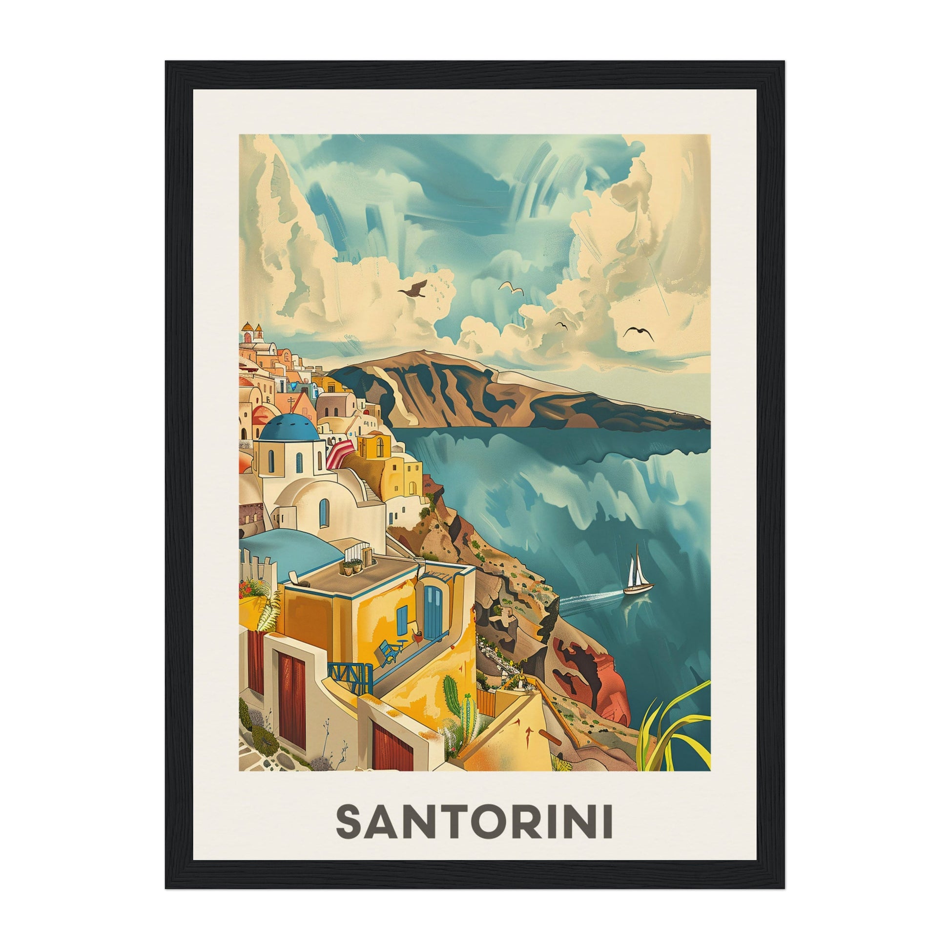 Santorini, Greece Wall Art - Uncharted Borders