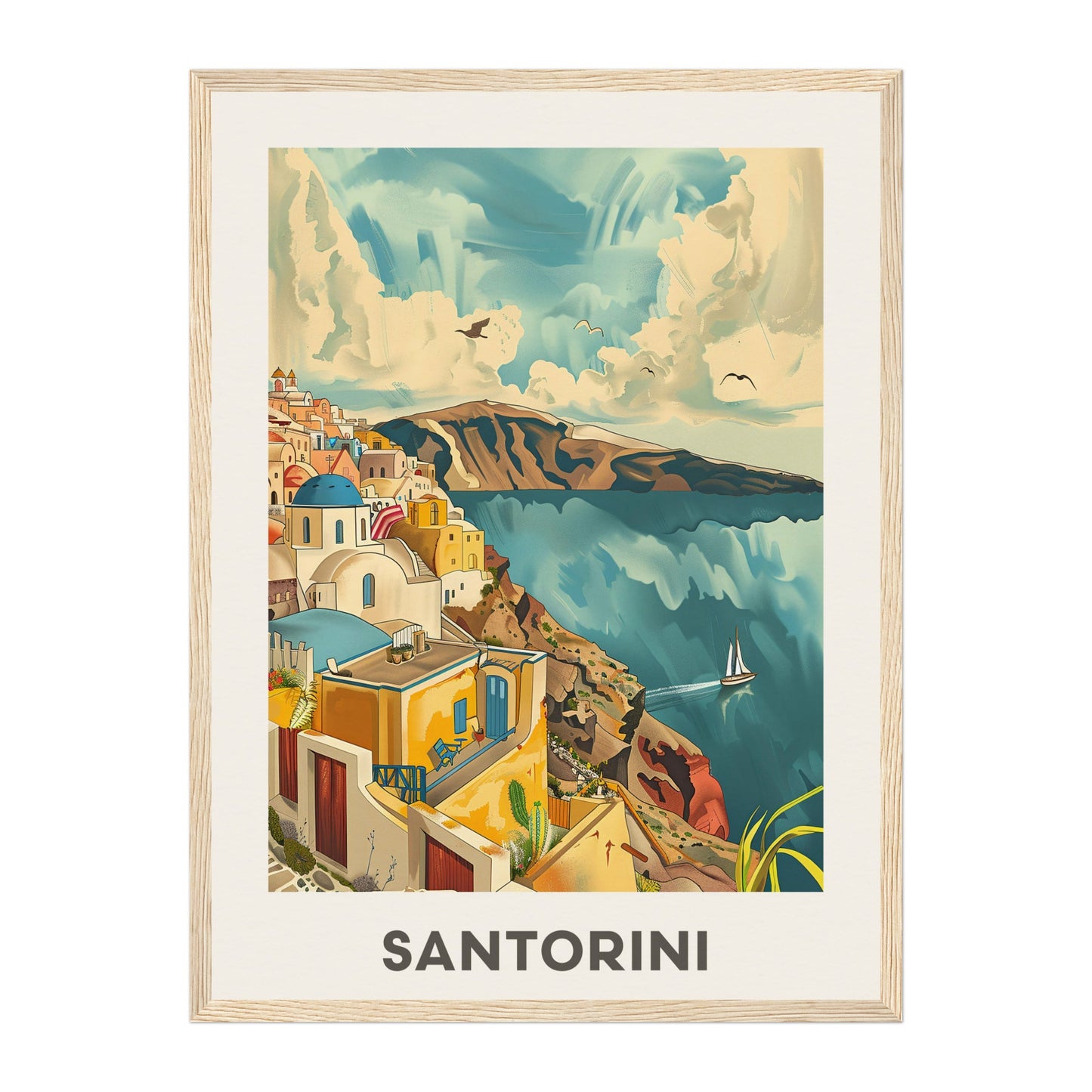 Santorini, Greece Wall Art - Uncharted Borders