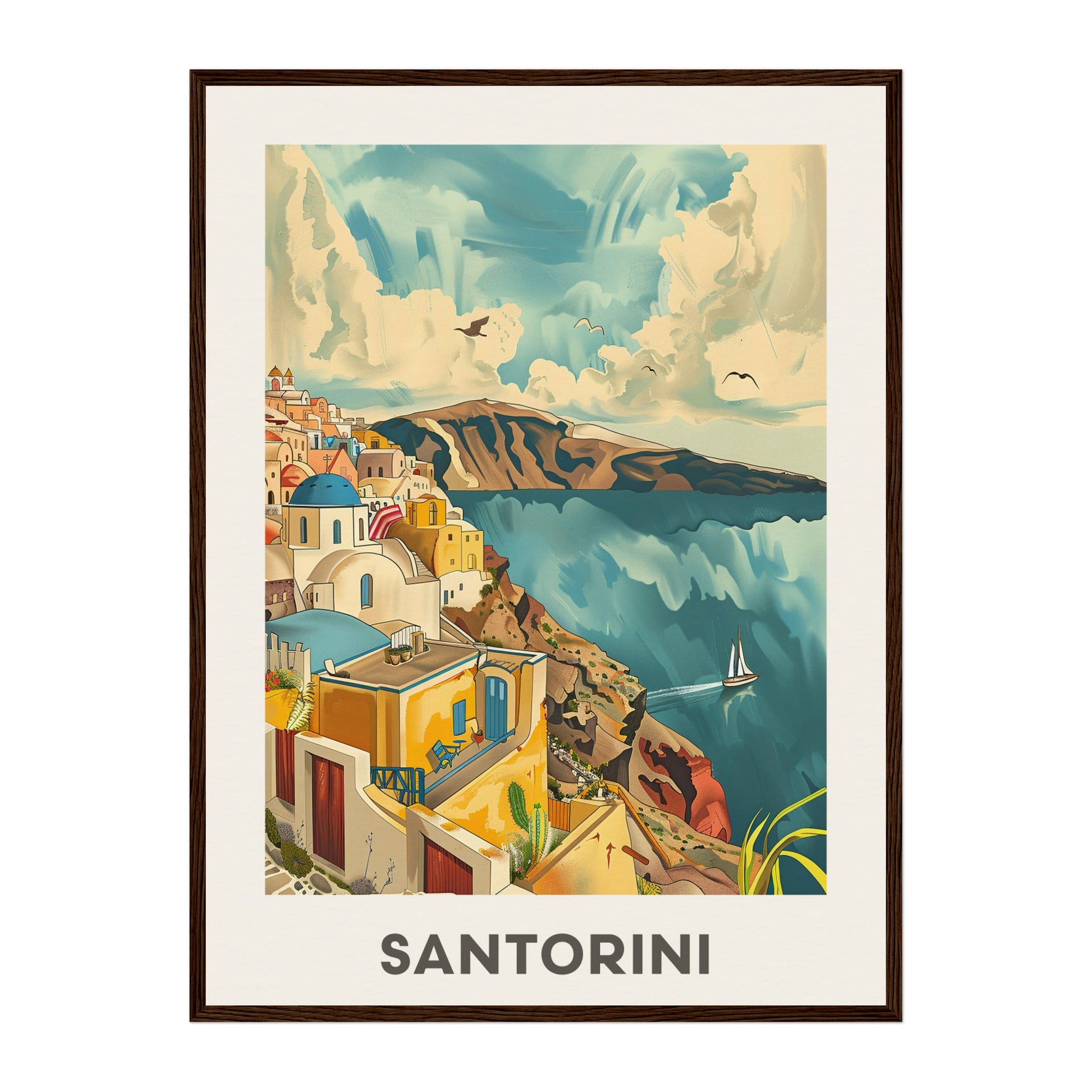 Santorini, Greece Wall Art - Uncharted Borders