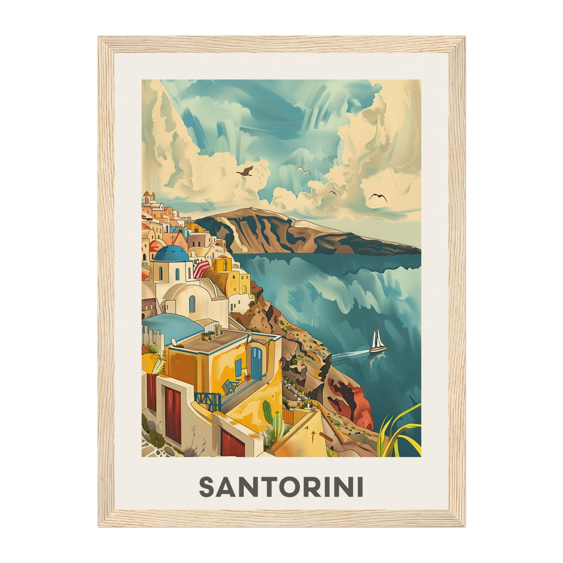 Santorini, Greece Wall Art - Uncharted Borders