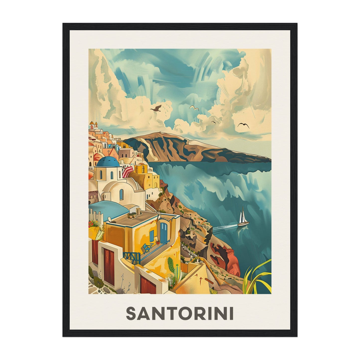Santorini, Greece Wall Art - Uncharted Borders