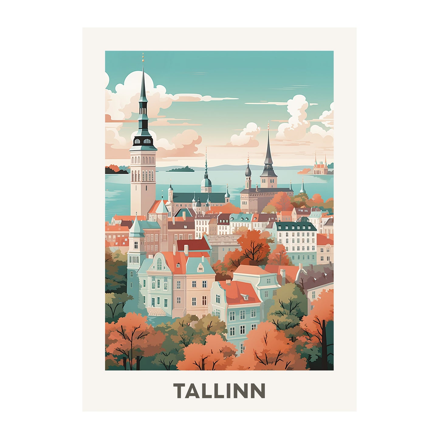 Tallinn, Estonia Wall Art - Uncharted Borders