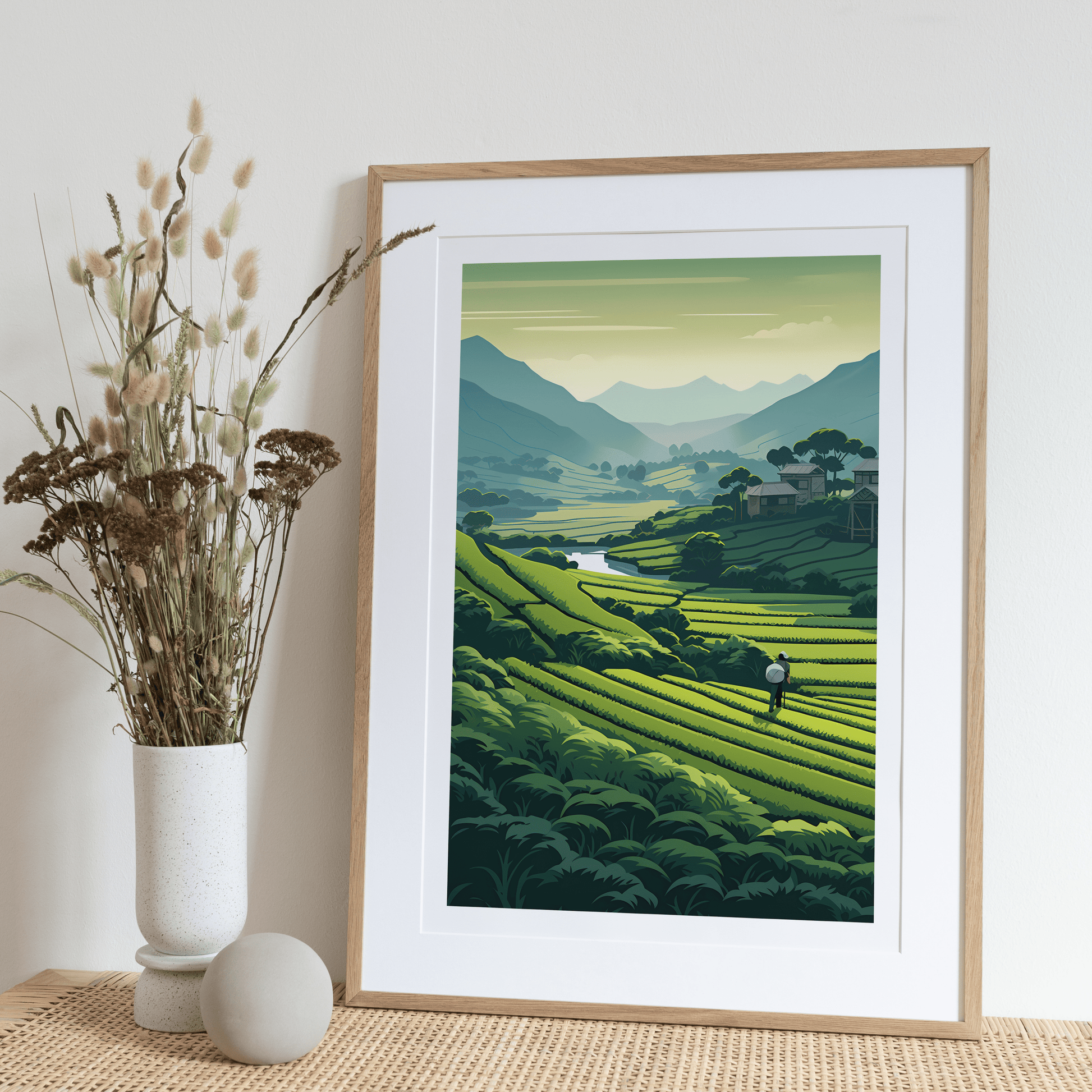 Tea Garden, Bangladesh Wall Art - Uncharted Borders