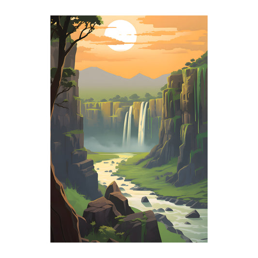 Victoria Falls, Zimbabwe Wall Art - Uncharted Borders