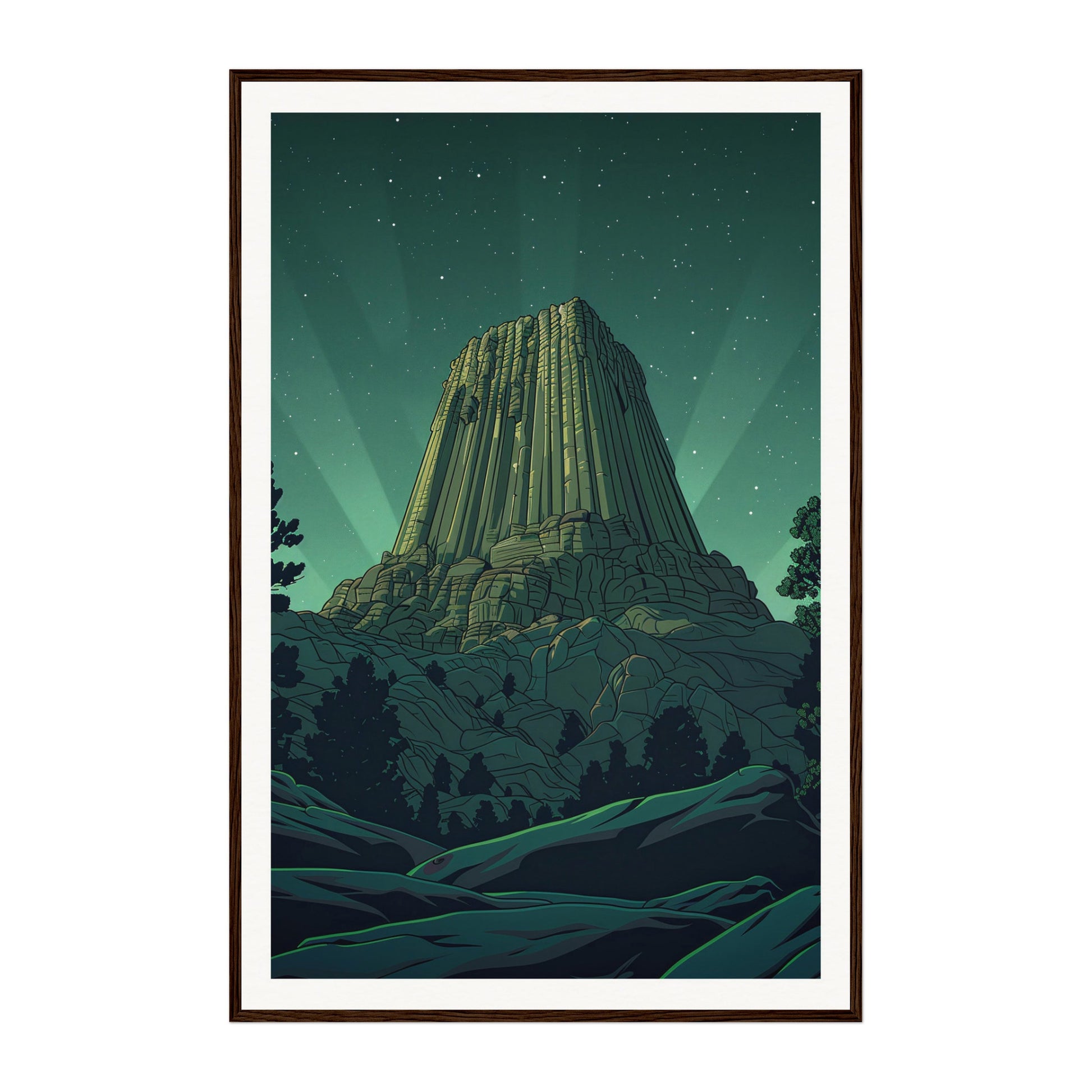 Devils Tower, United States Wall Art - Uncharted Borders