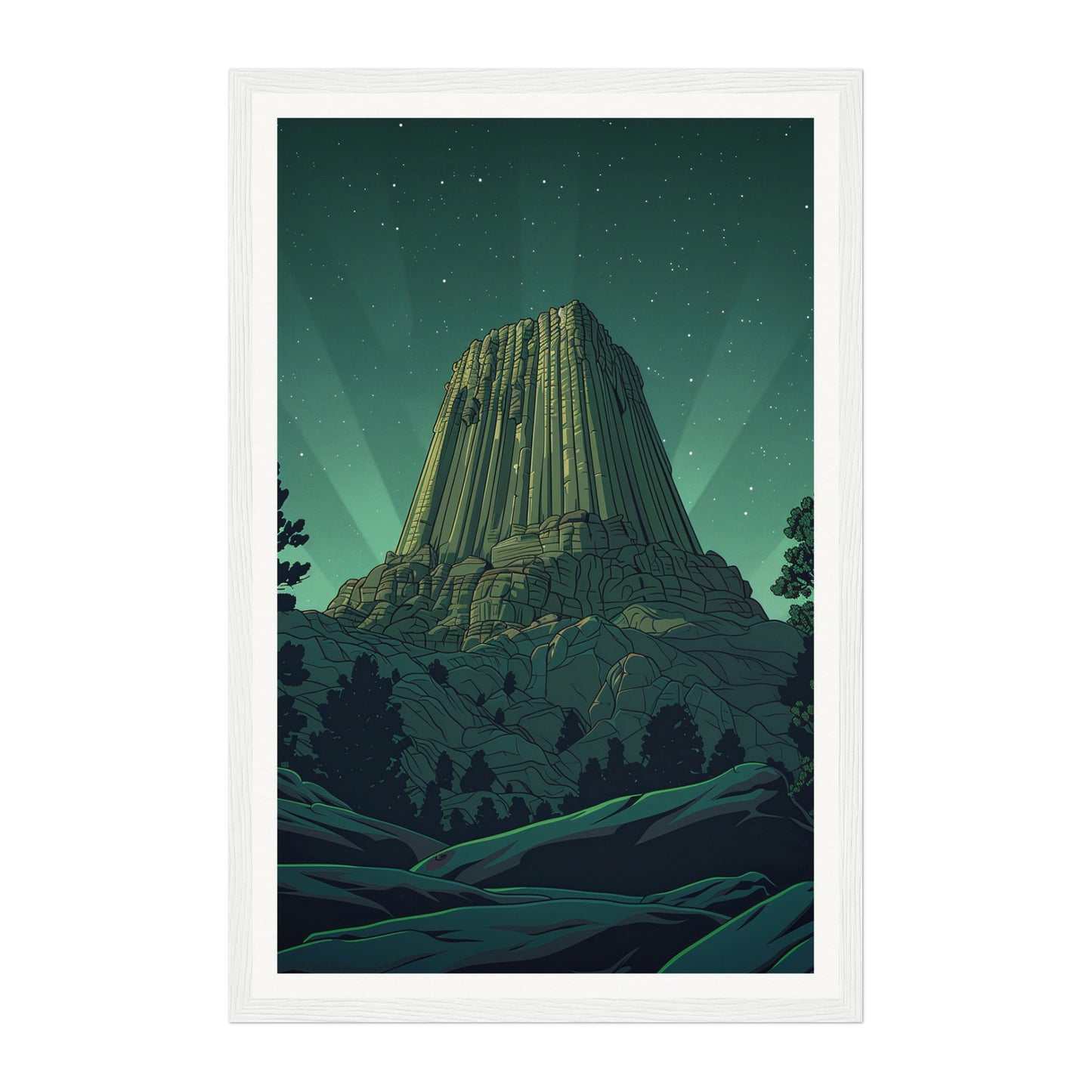 Devils Tower, United States Wall Art - Uncharted Borders