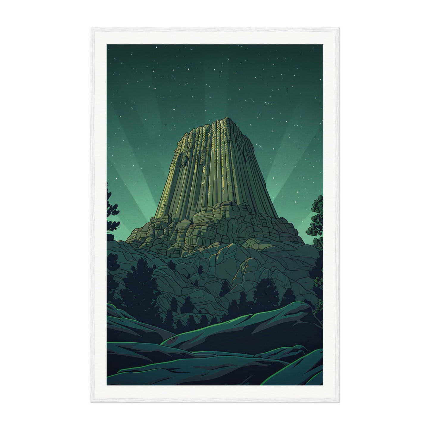 Devils Tower, United States Wall Art - Uncharted Borders