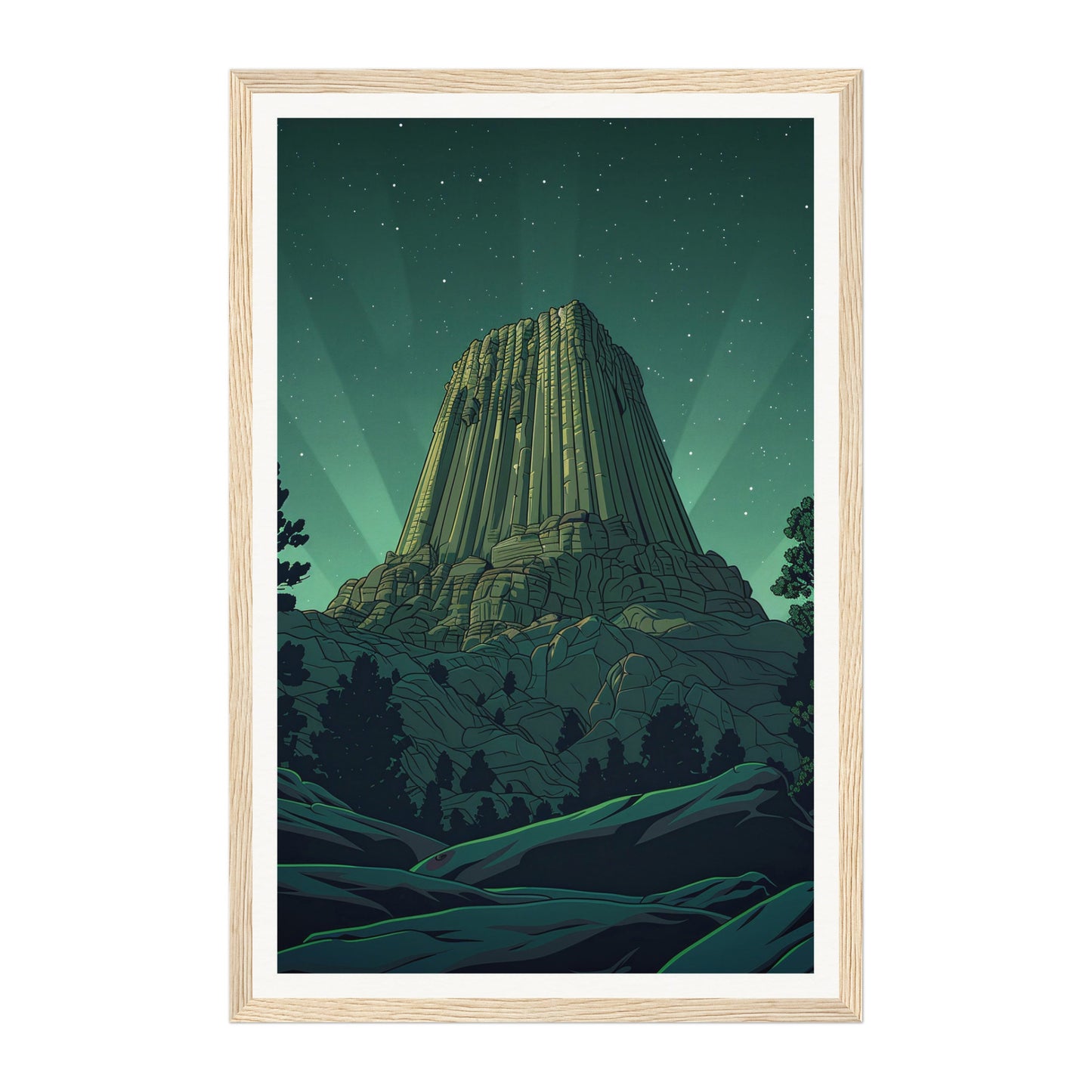 Devils Tower, United States Wall Art - Uncharted Borders