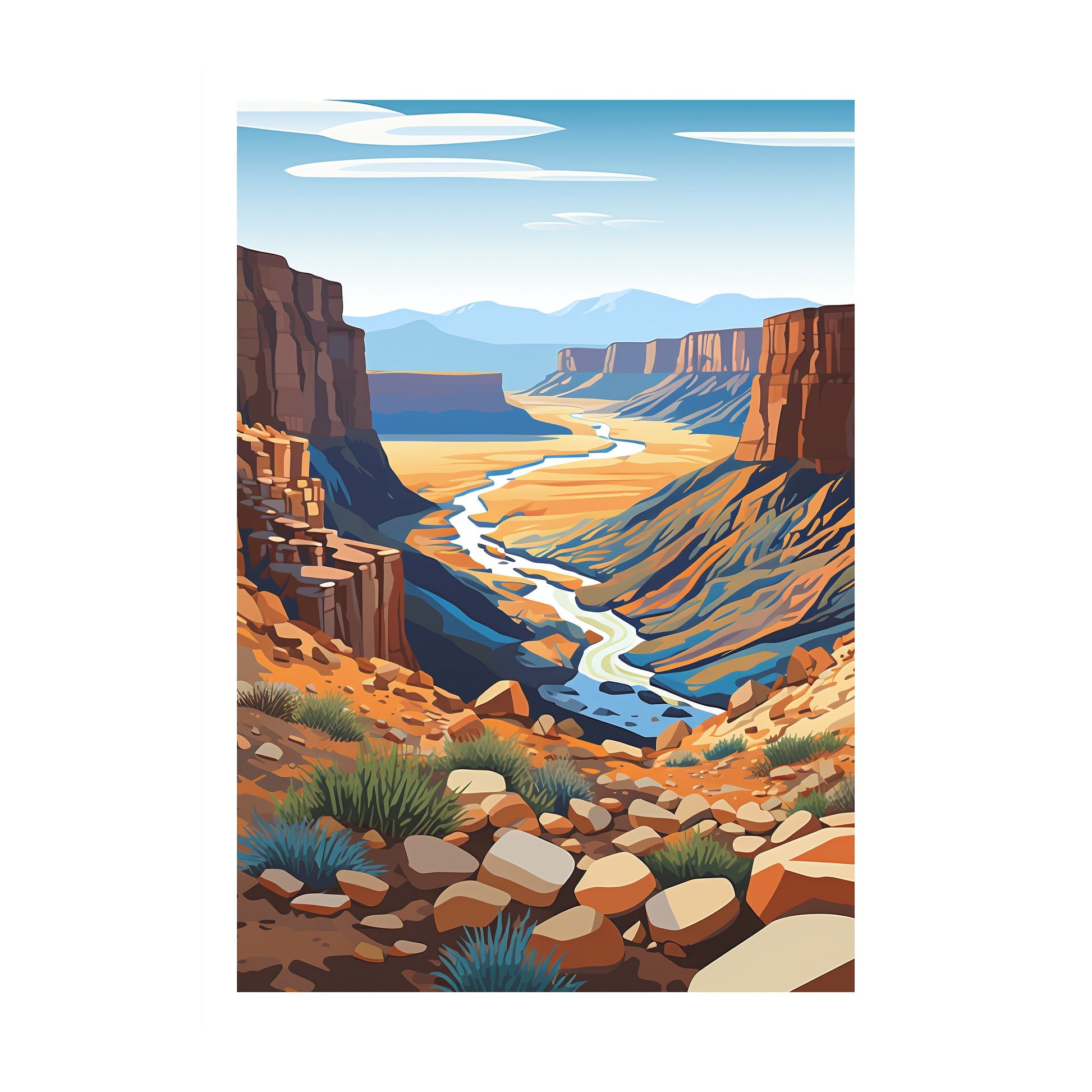 Fish River Canyon, Namibia Wall Art - Uncharted Borders