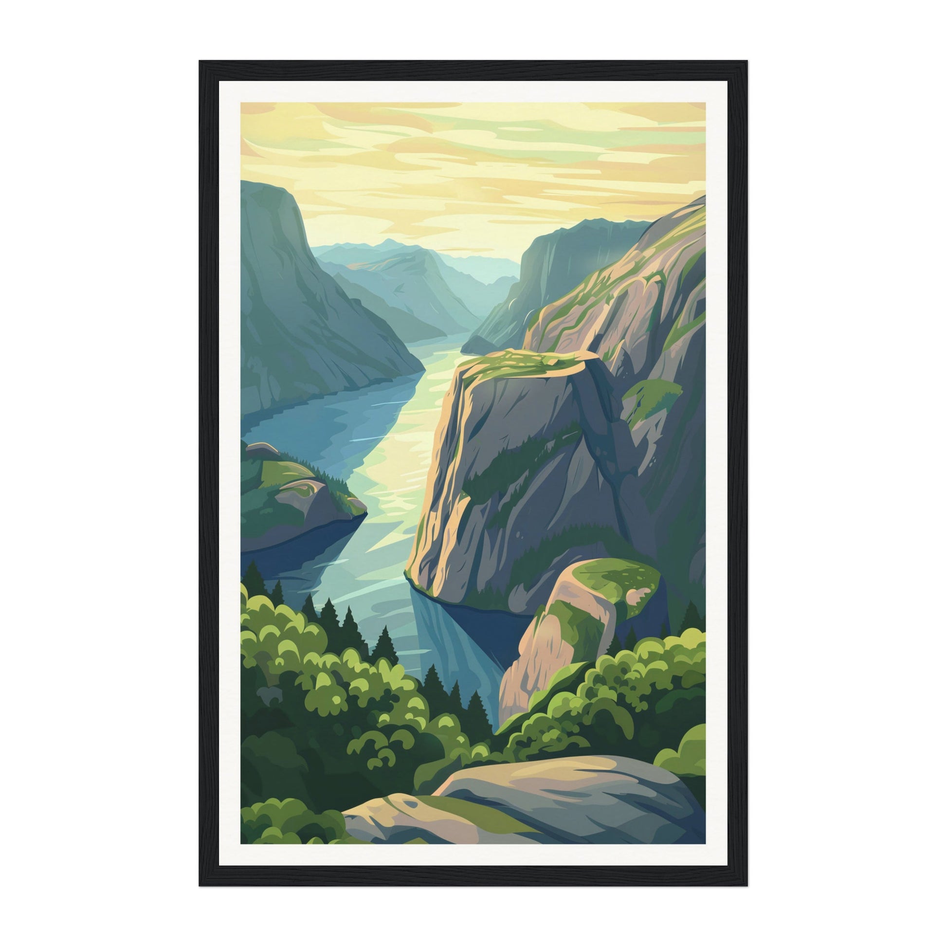 Lysefjord, Norway Wall Art - Uncharted Borders