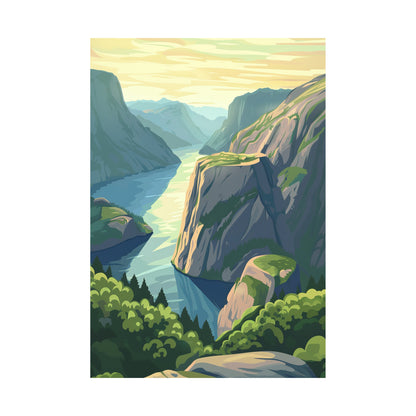 Lysefjord, Norway Wall Art - Uncharted Borders