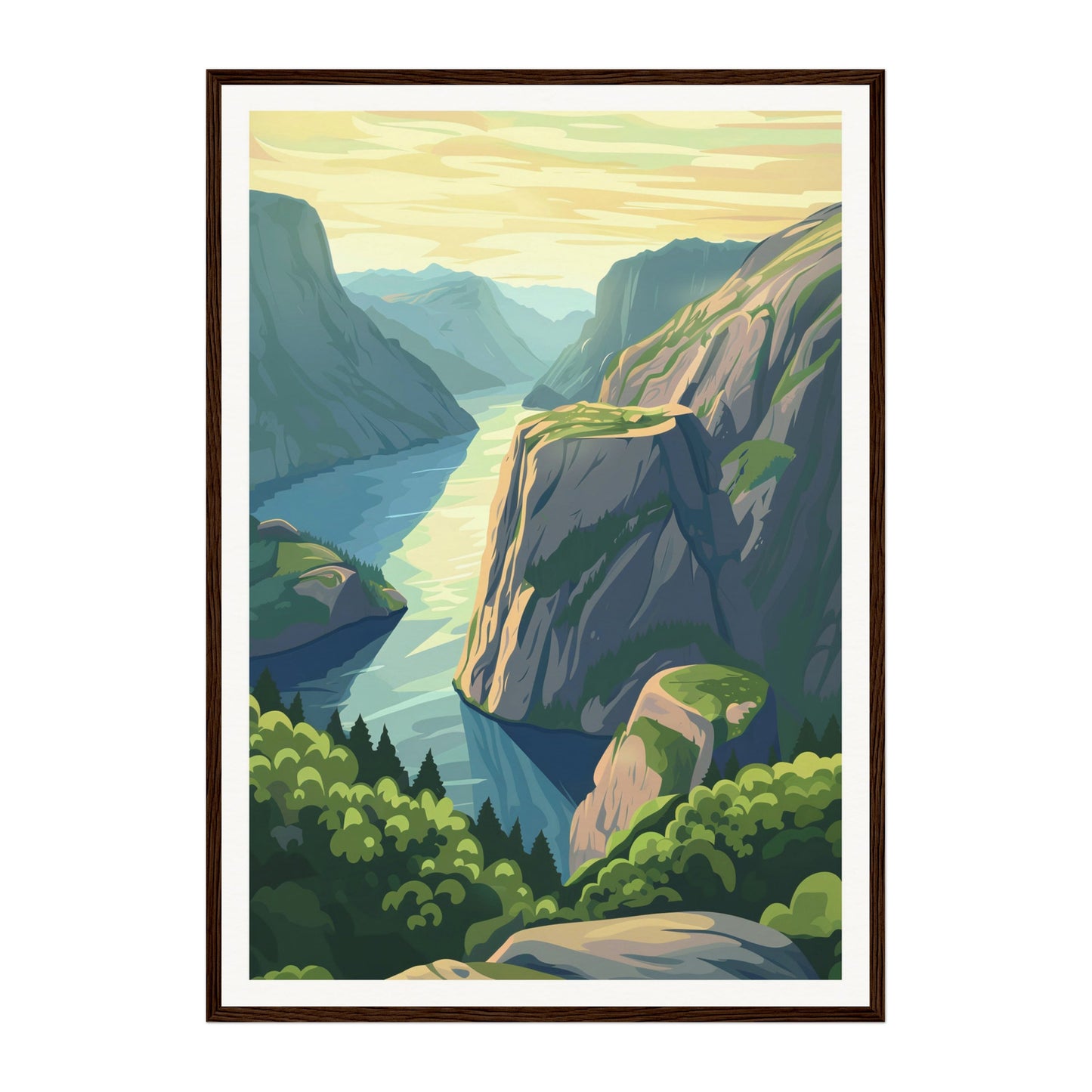 Lysefjord, Norway Wall Art - Uncharted Borders