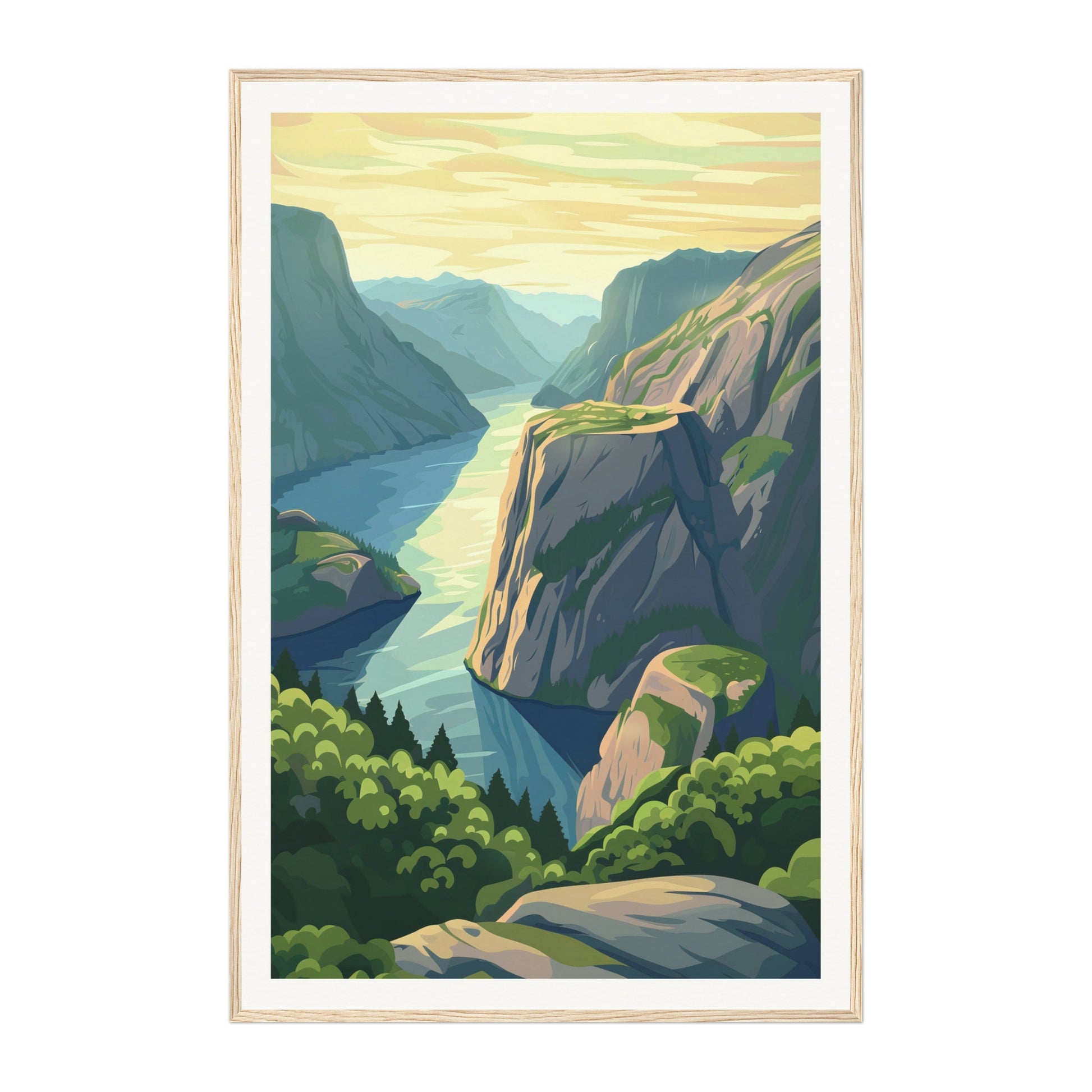 Lysefjord, Norway Wall Art - Uncharted Borders