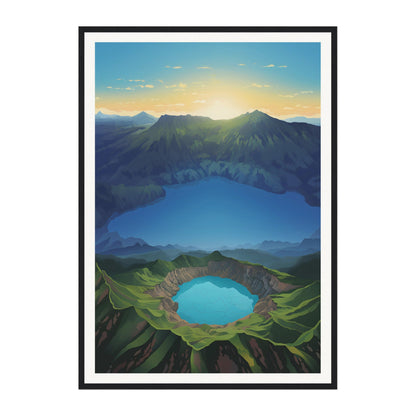 Mount Kelimutu, Indonesia Wall Art - Uncharted Borders