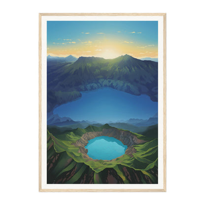 Mount Kelimutu, Indonesia Wall Art - Uncharted Borders