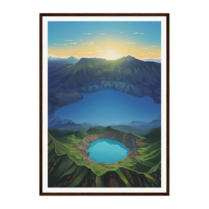 Mount Kelimutu, Indonesia Wall Art - Uncharted Borders