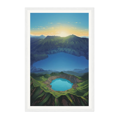 Mount Kelimutu, Indonesia Wall Art - Uncharted Borders