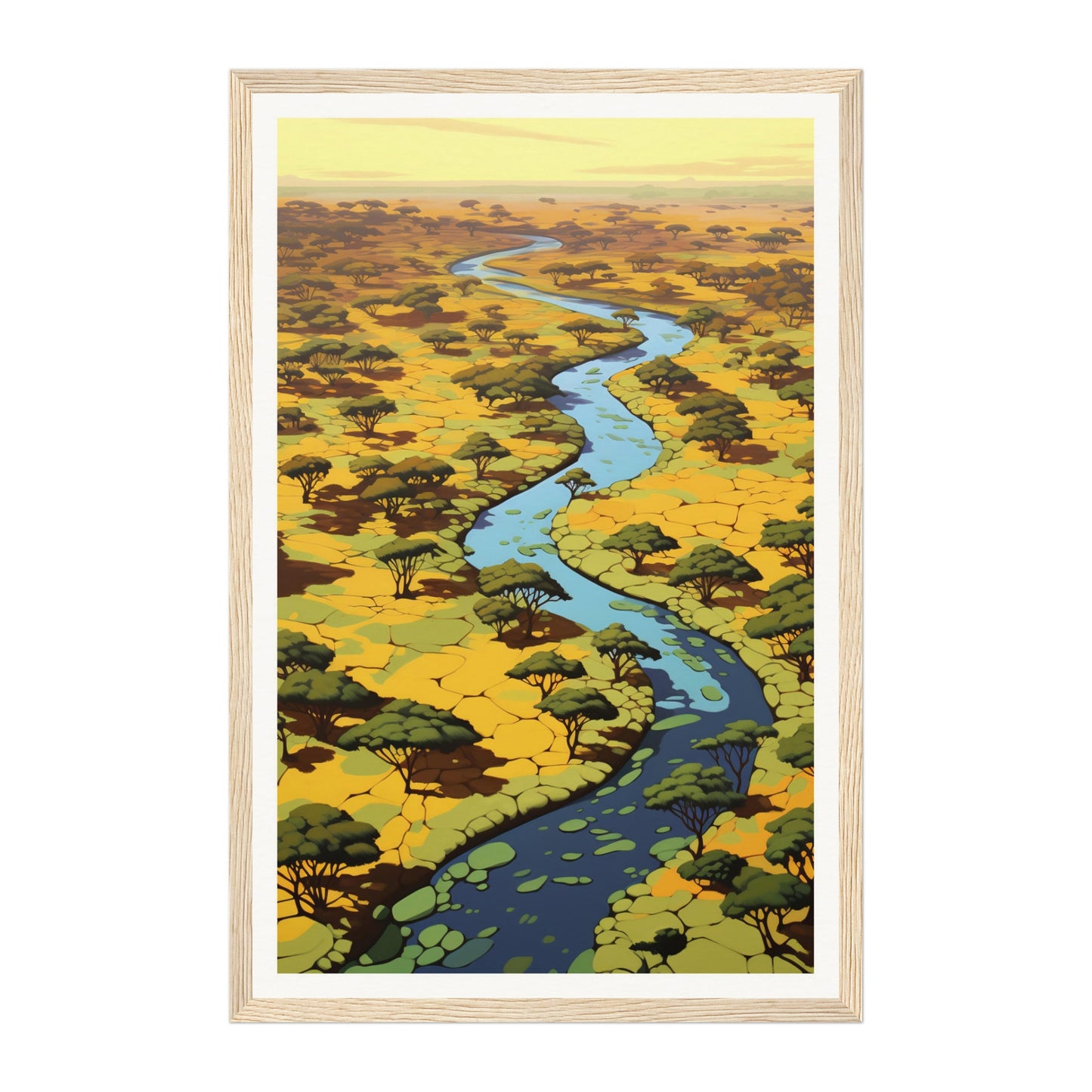 Okavango Delta, Botswana Wall Art - Uncharted Borders