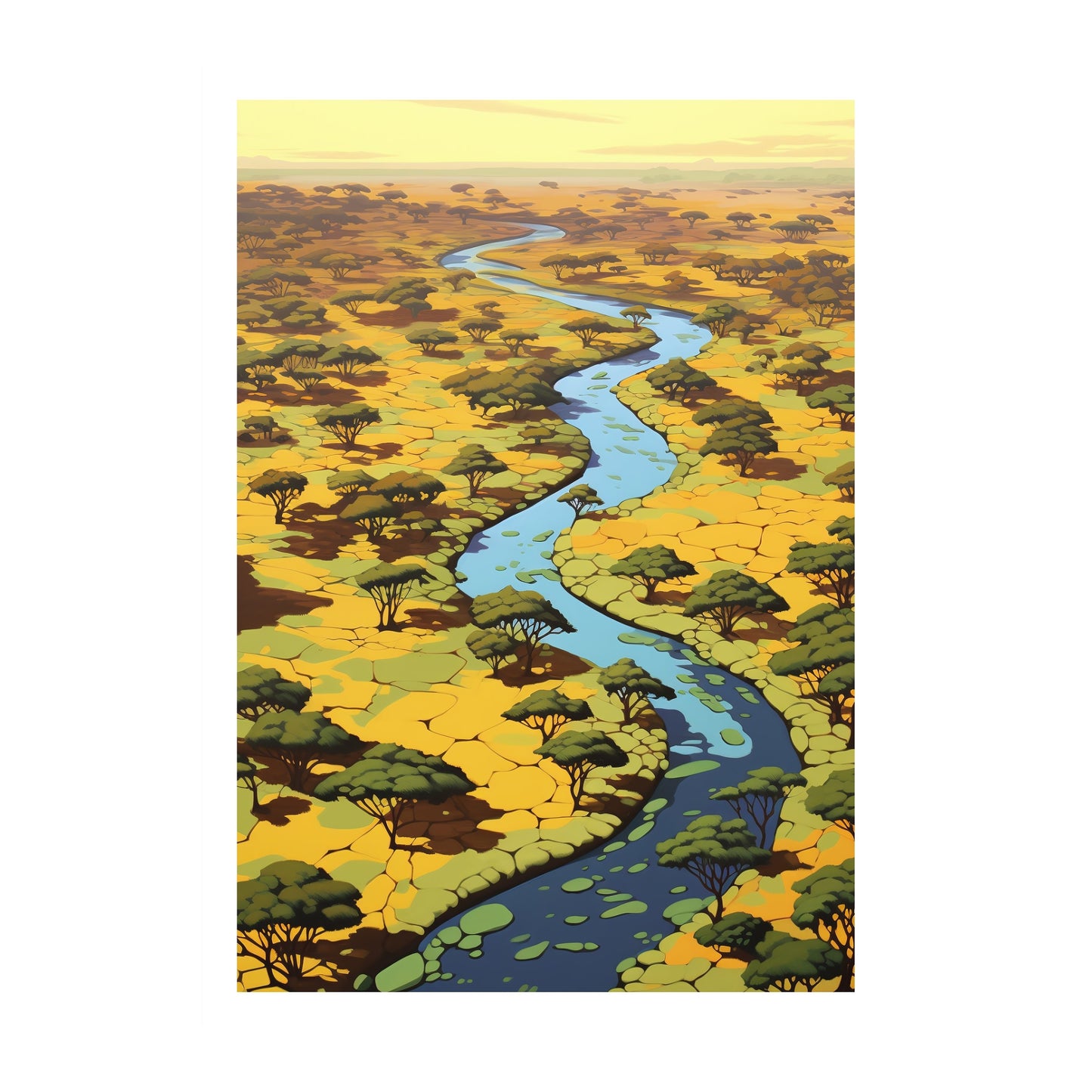 Okavango Delta, Botswana Wall Art - Uncharted Borders