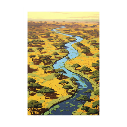 Okavango Delta, Botswana Wall Art - Uncharted Borders