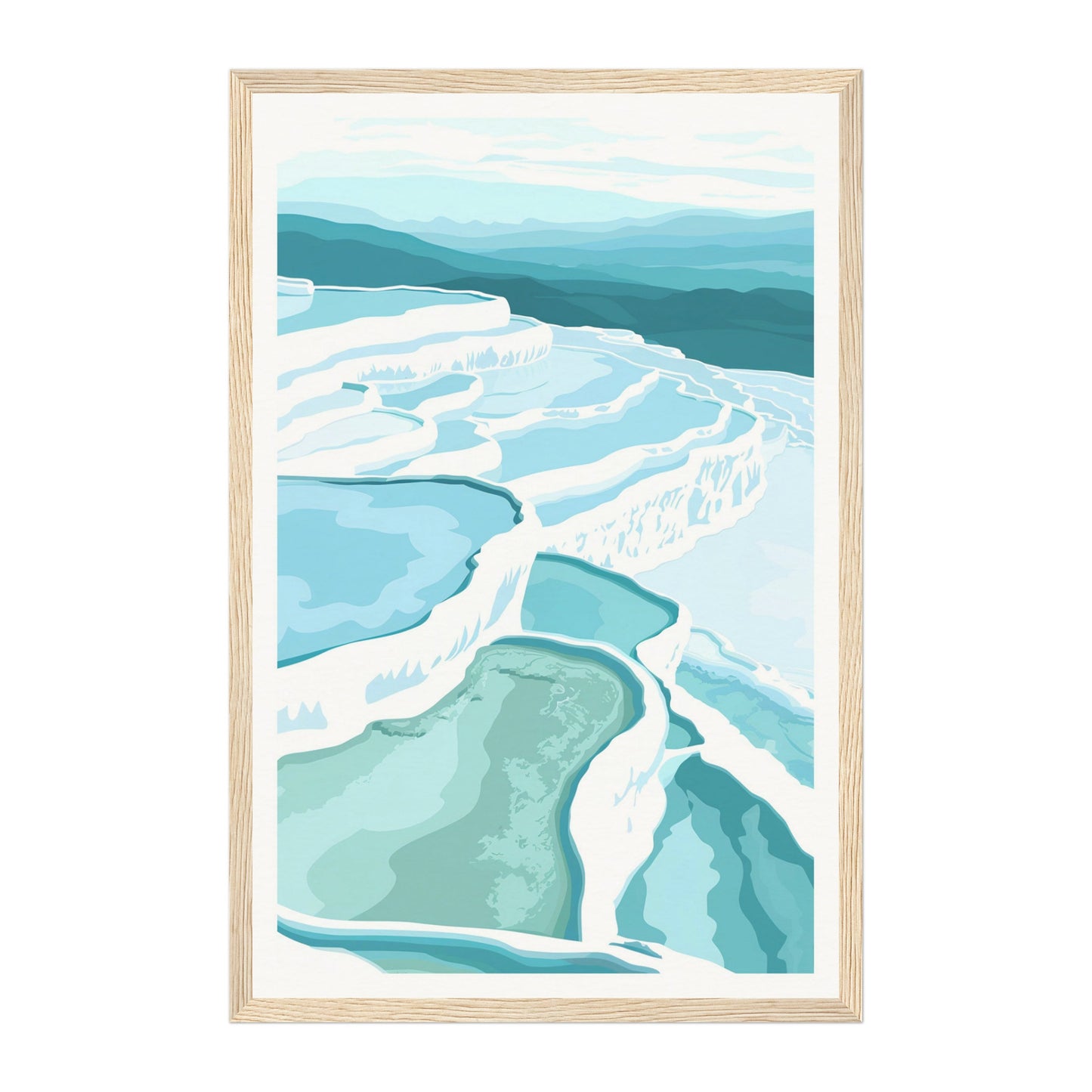 Pamukkale, Turkey Wall Art - Uncharted Borders