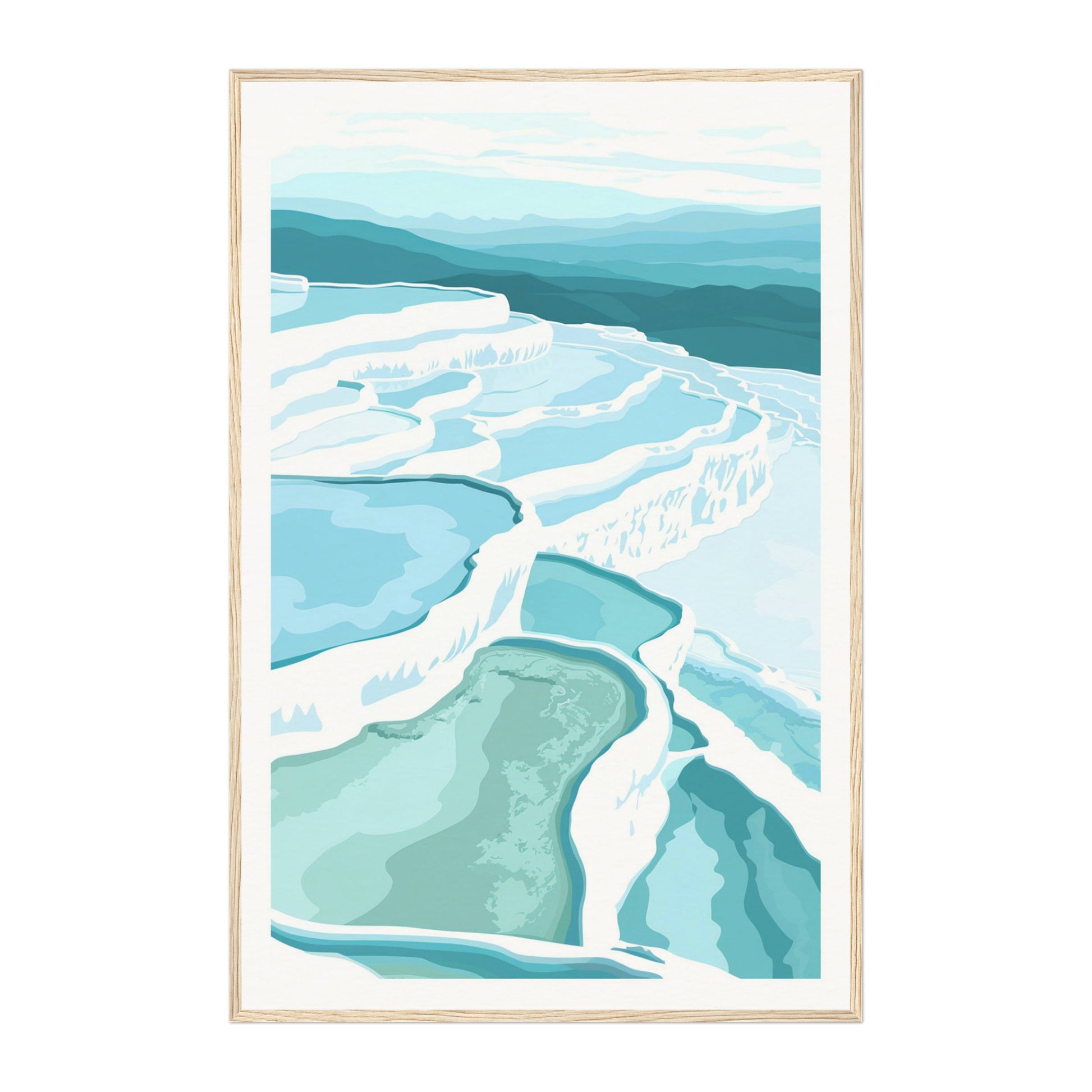 Pamukkale, Turkey Wall Art - Uncharted Borders