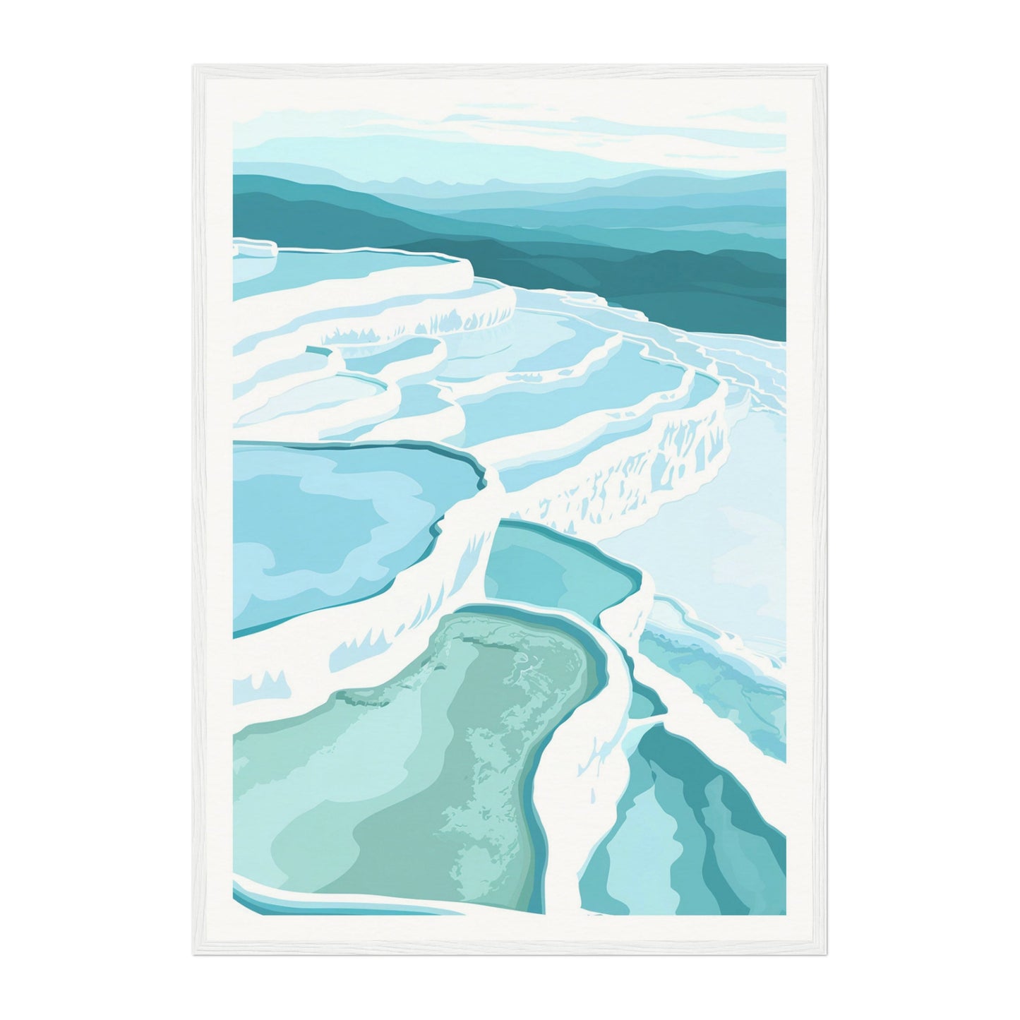 Pamukkale, Turkey Wall Art - Uncharted Borders