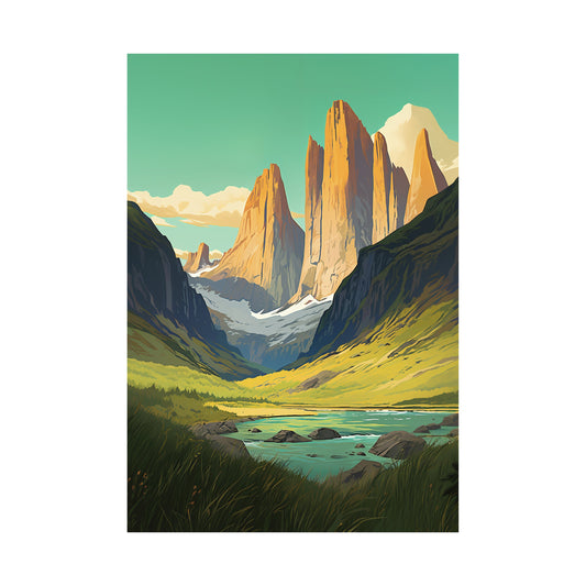 Torres del Paine, Chile Wall Art - Uncharted Borders