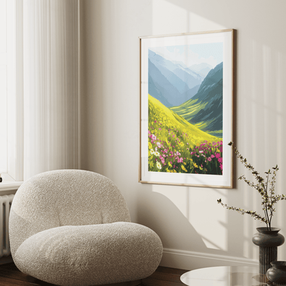 Valley of Flowers, India Wall Art - Uncharted Borders