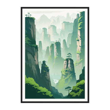 Zhangjiajie, China Wall Art - Uncharted Borders