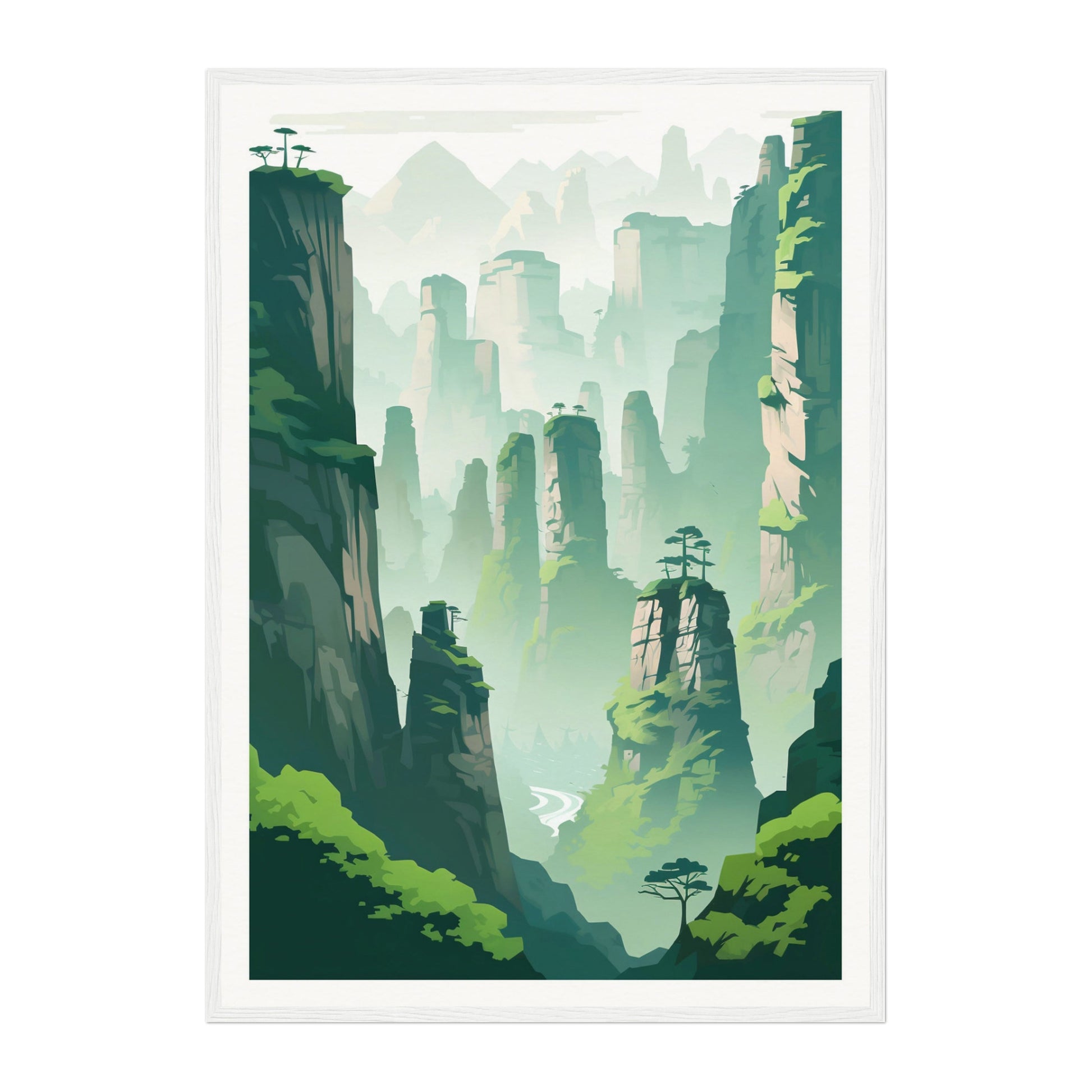 Zhangjiajie, China Wall Art - Uncharted Borders