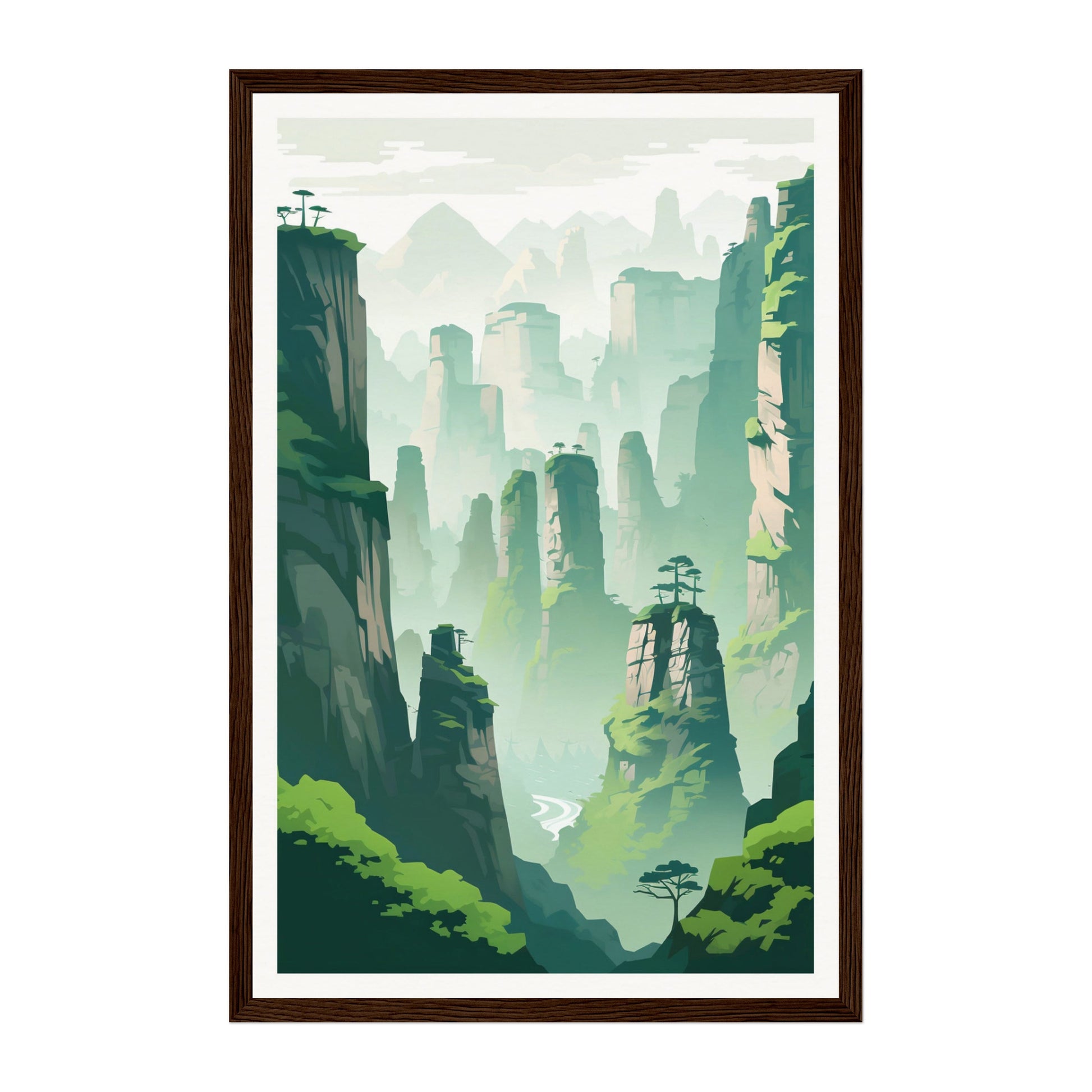 Zhangjiajie, China Wall Art - Uncharted Borders