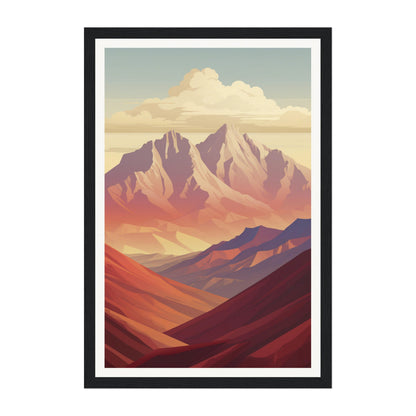 Aktau Mountains, Kazakhstan Wall Art - Uncharted Borders