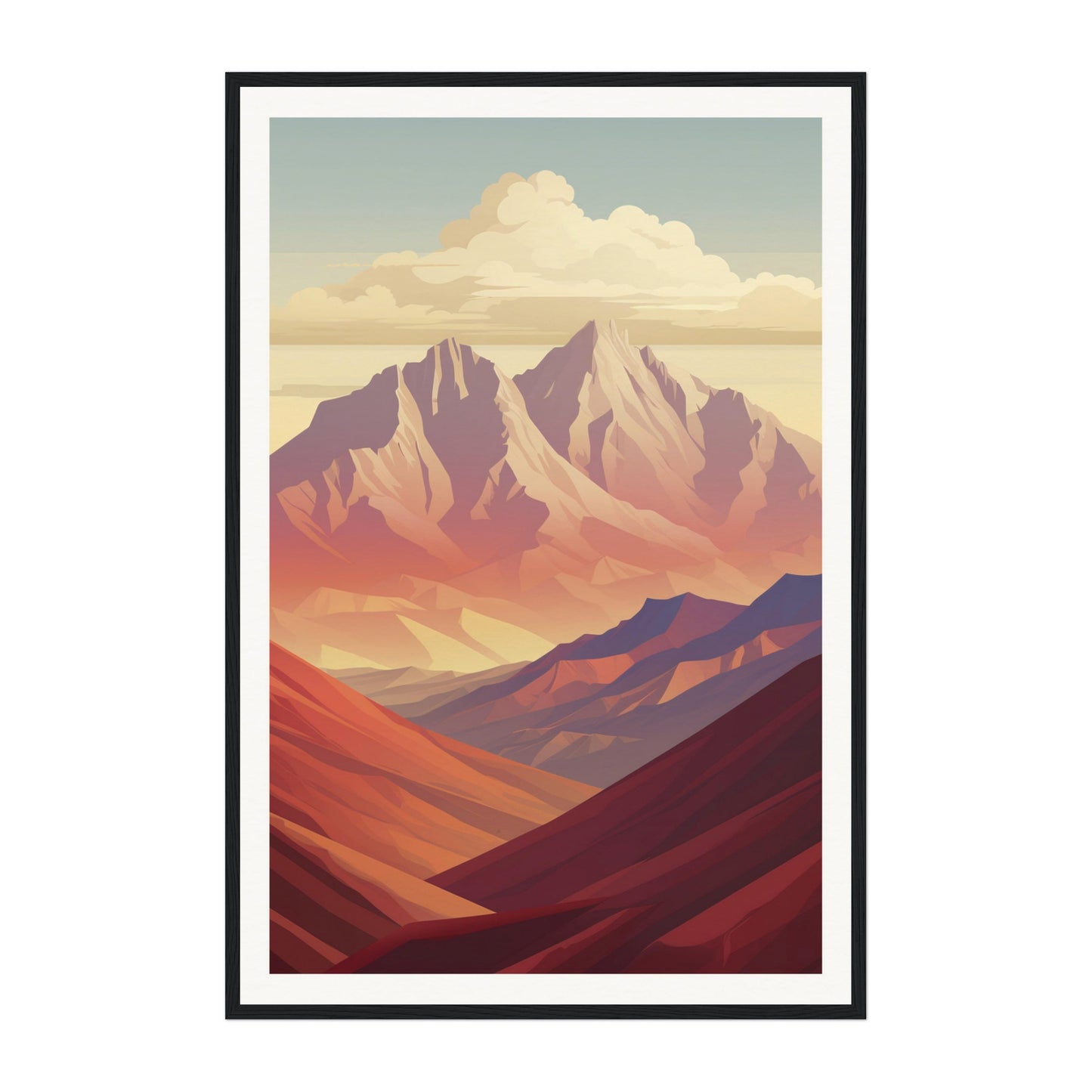 Aktau Mountains, Kazakhstan Wall Art - Uncharted Borders