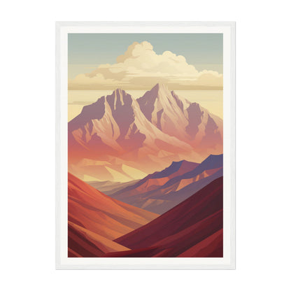 Aktau Mountains, Kazakhstan Wall Art - Uncharted Borders