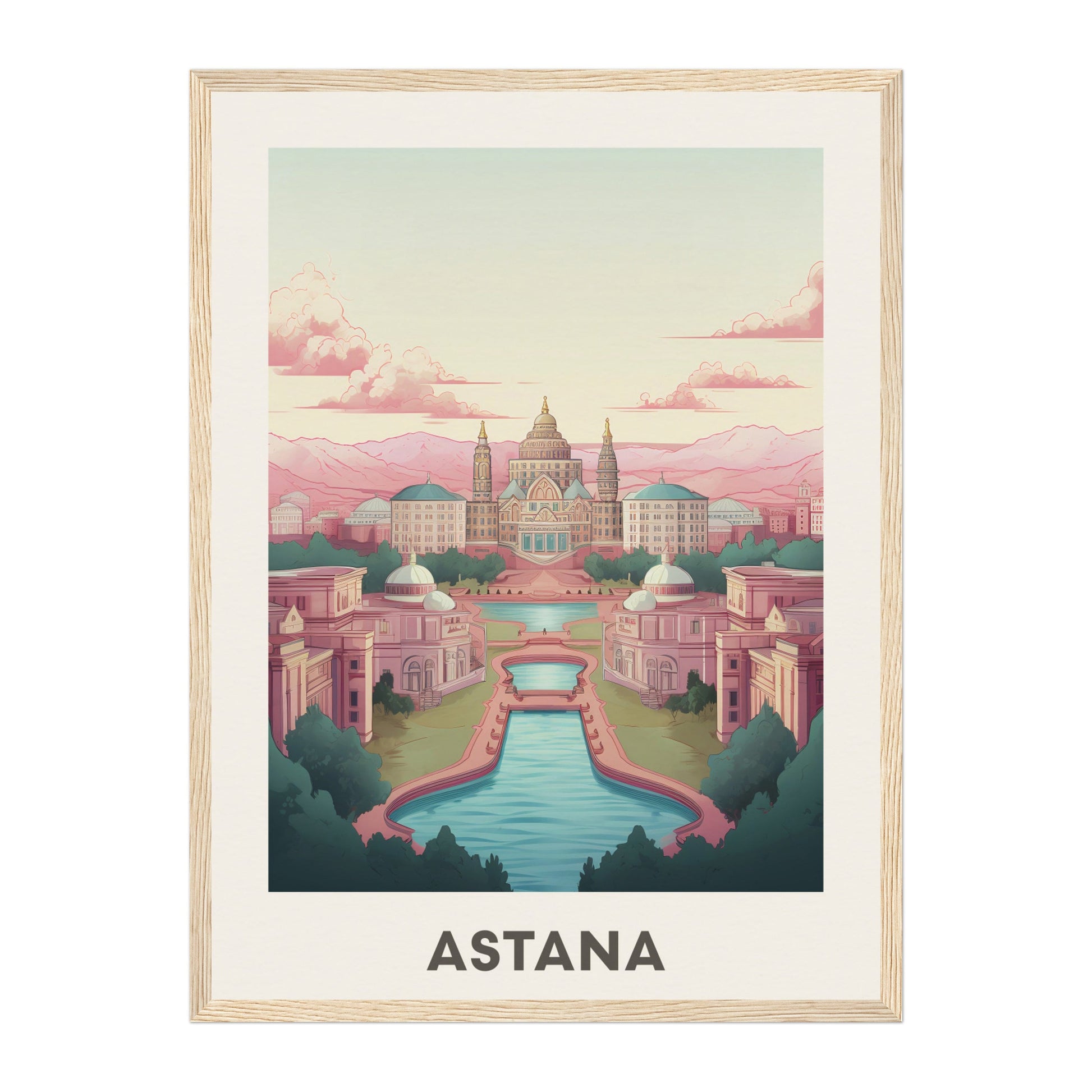 Astana, Kazakhstan Wall Art - Uncharted Borders