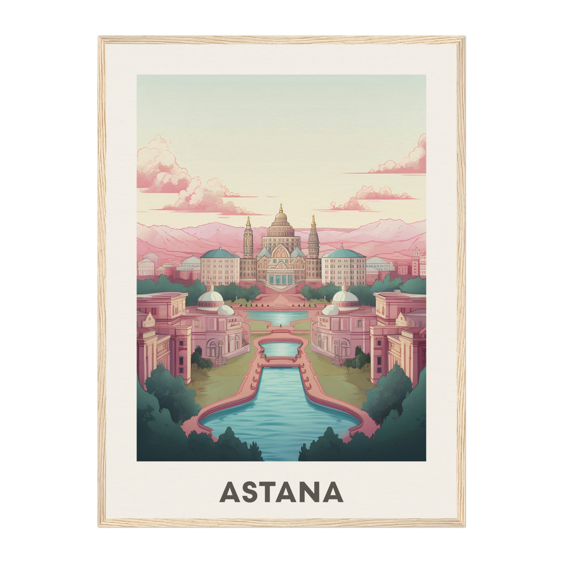 Astana, Kazakhstan Wall Art - Uncharted Borders