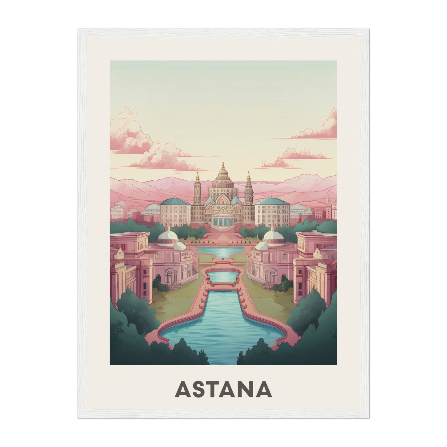 Astana, Kazakhstan Wall Art - Uncharted Borders