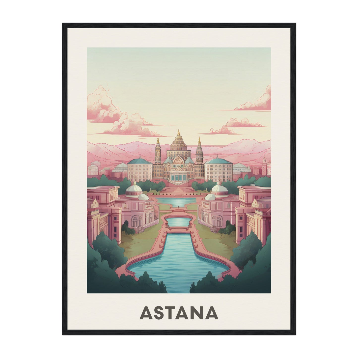 Astana, Kazakhstan Wall Art - Uncharted Borders