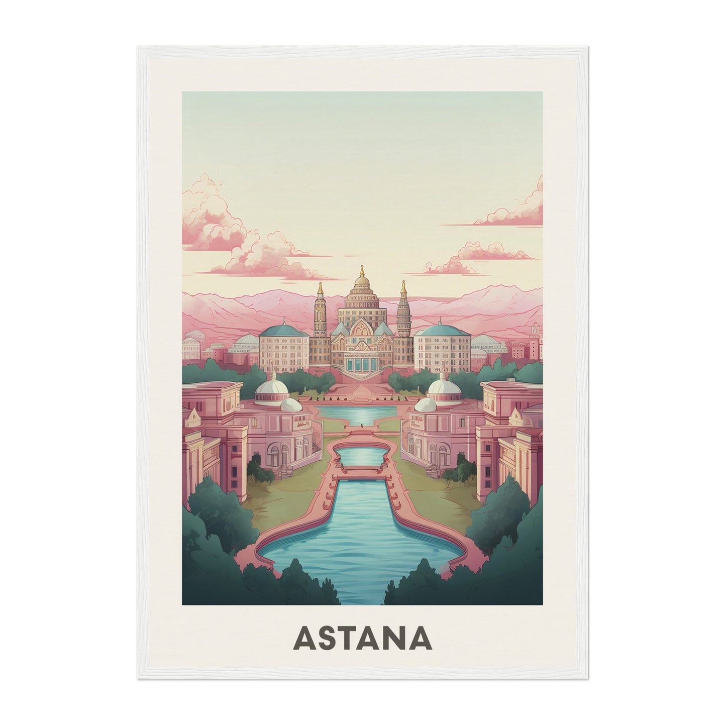 Astana, Kazakhstan Wall Art - Uncharted Borders