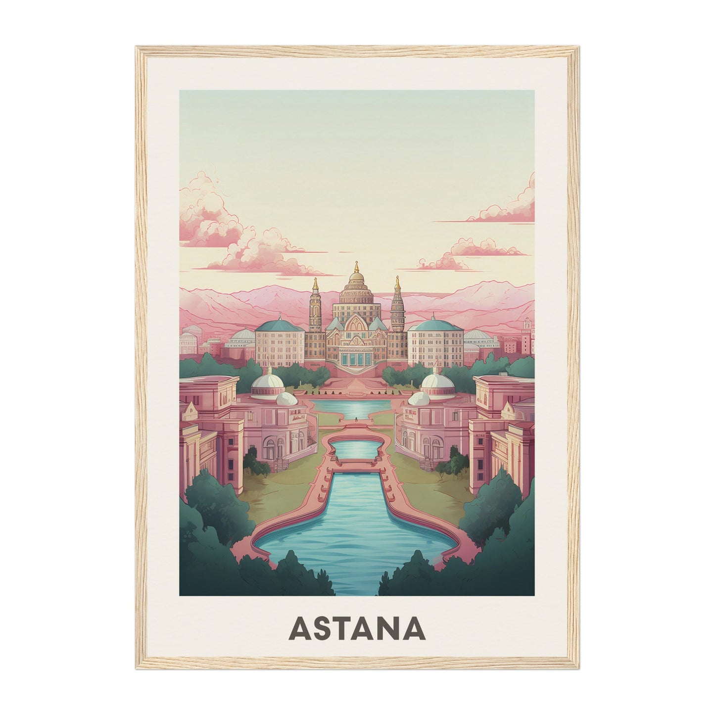 Astana, Kazakhstan Wall Art - Uncharted Borders