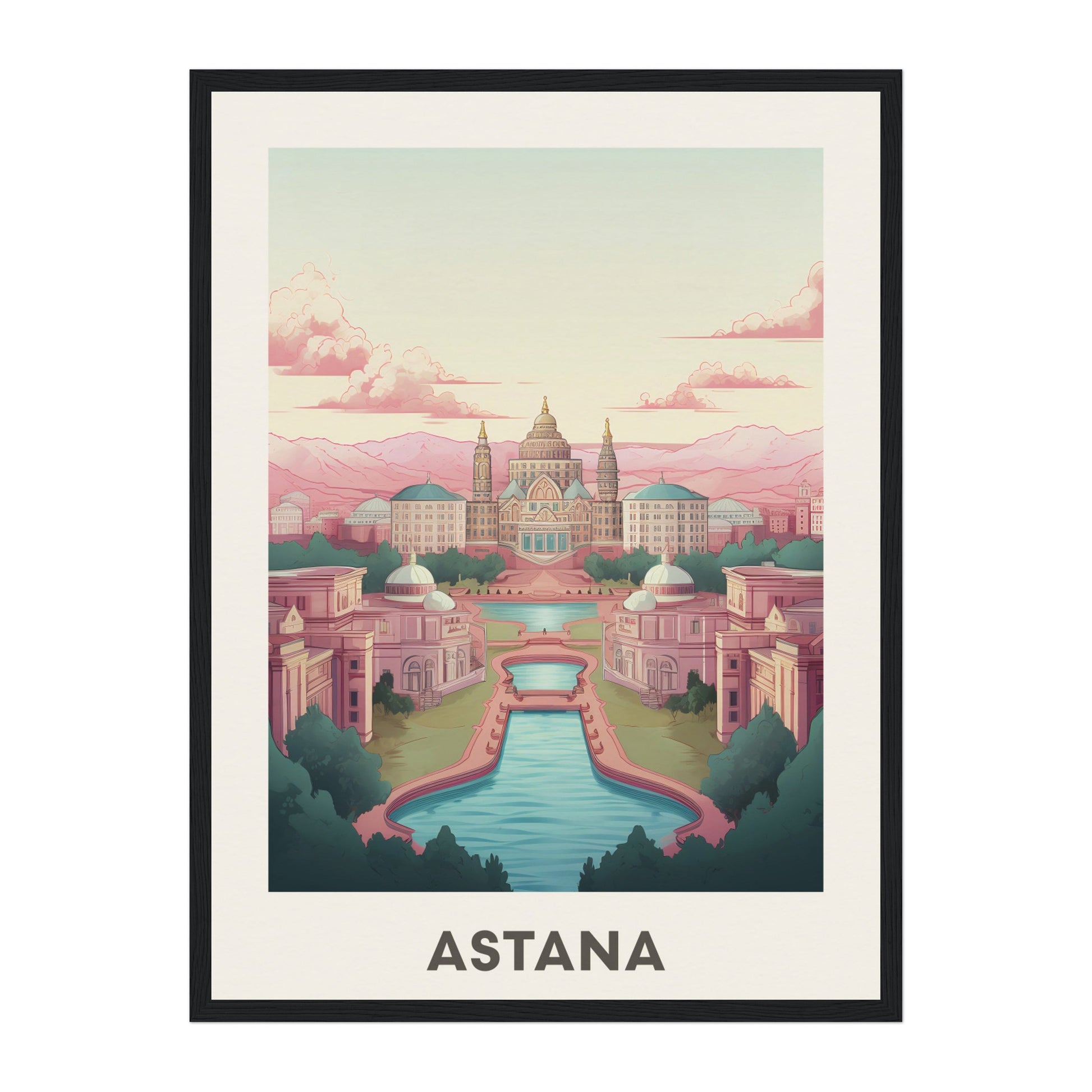 Astana, Kazakhstan Wall Art - Uncharted Borders