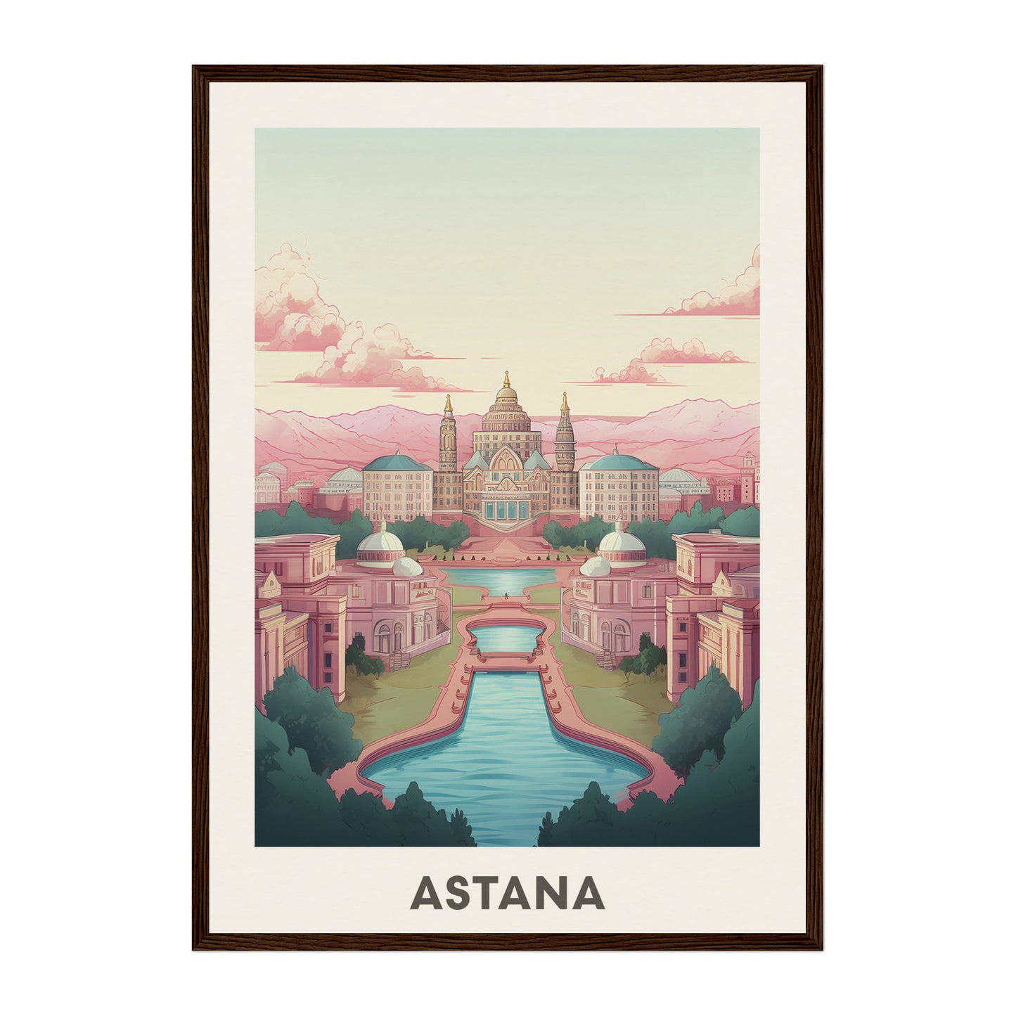 Astana, Kazakhstan Wall Art - Uncharted Borders