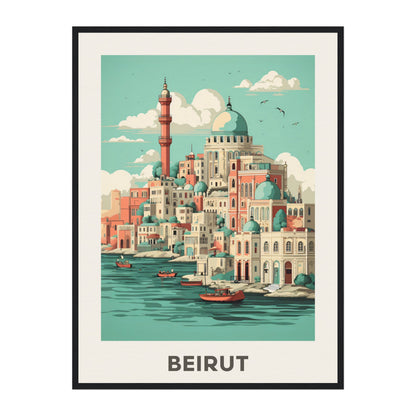 Beirut, Lebanon Wall Art - Uncharted Borders