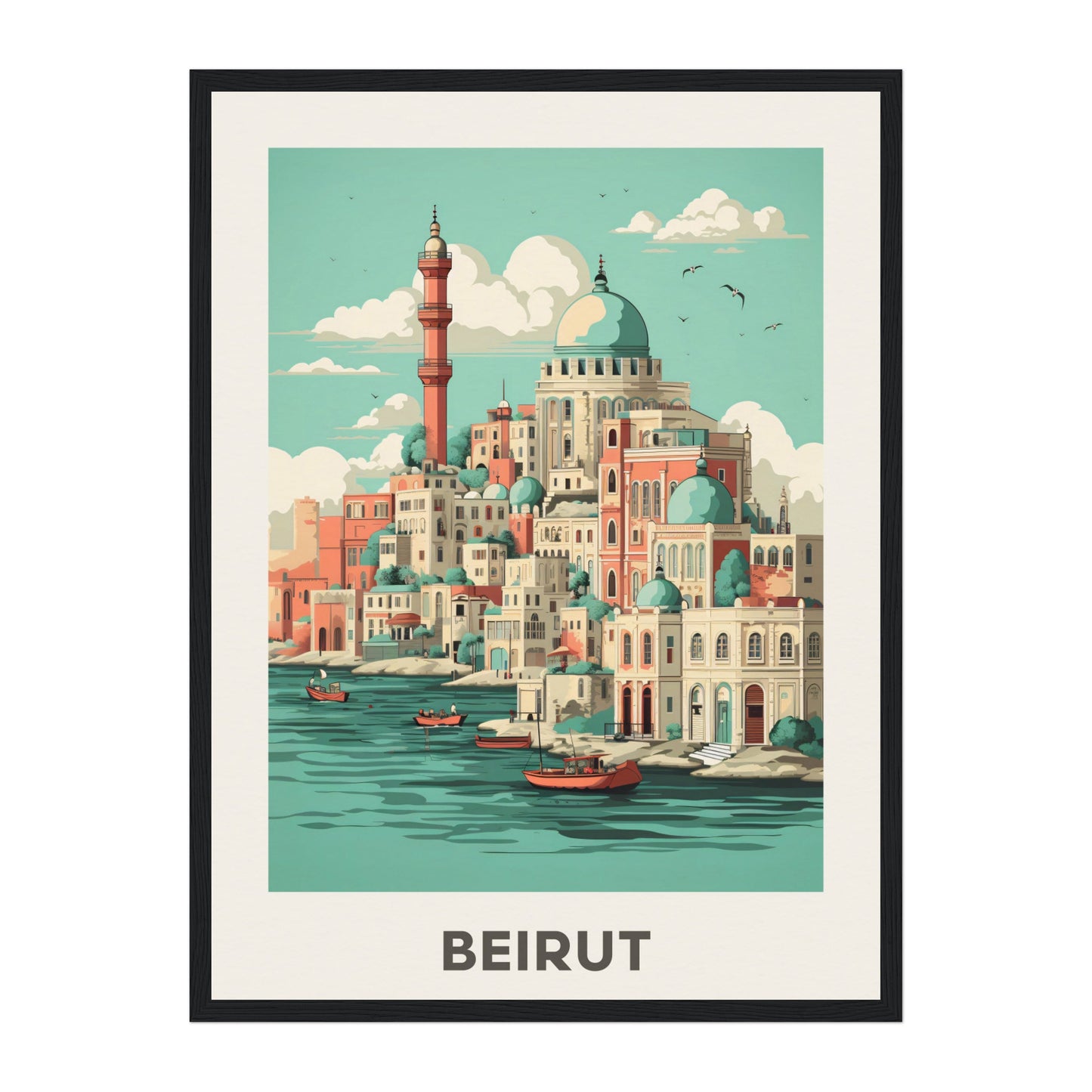 Beirut, Lebanon Wall Art - Uncharted Borders