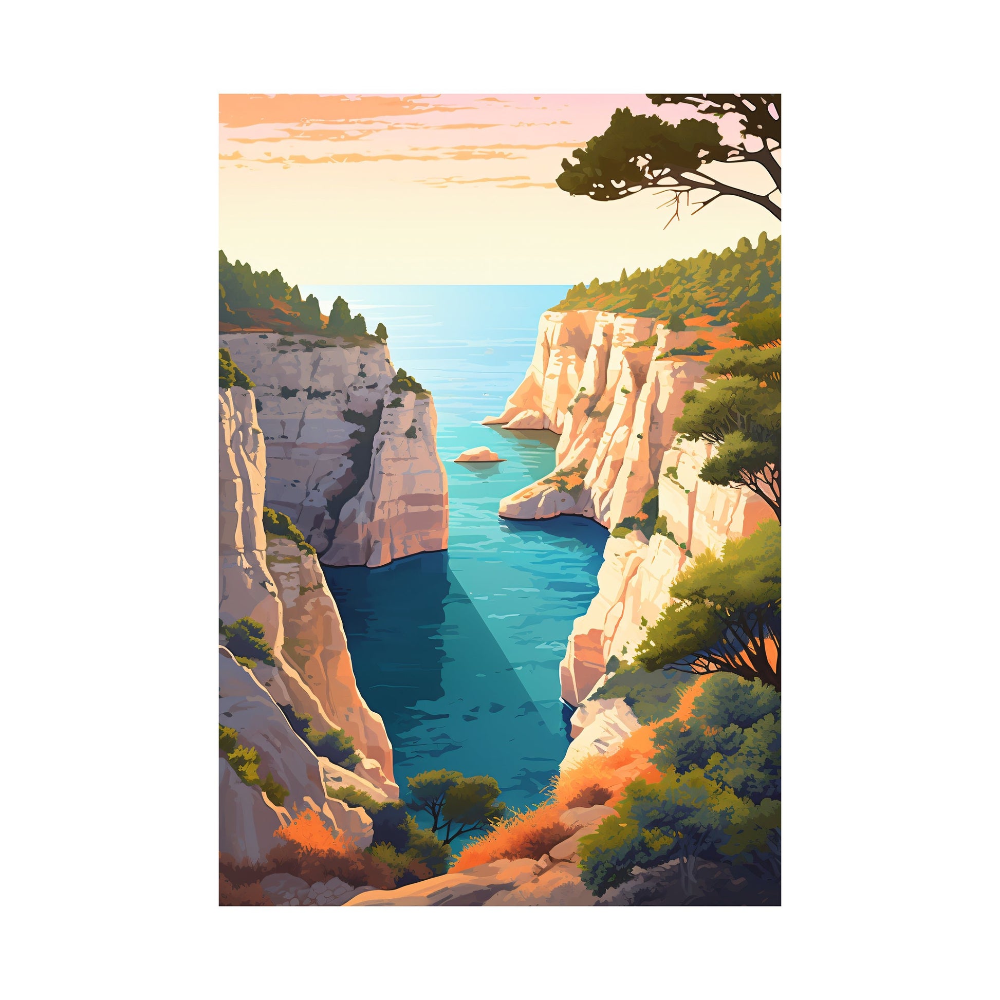 Calanques National Park, France Wall Art - Uncharted Borders