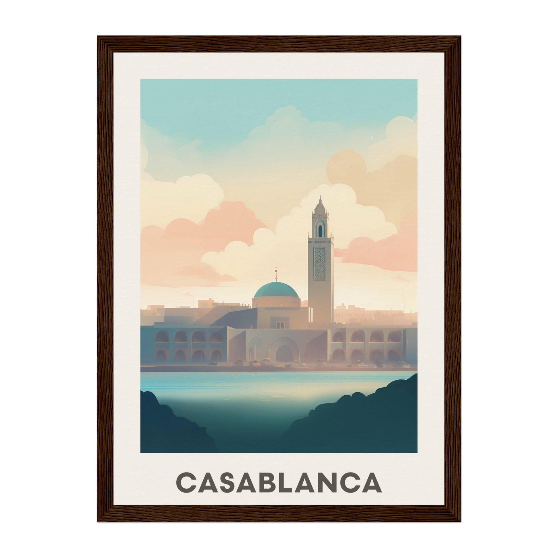 Casablanca, Morocco Wall Art - Uncharted Borders