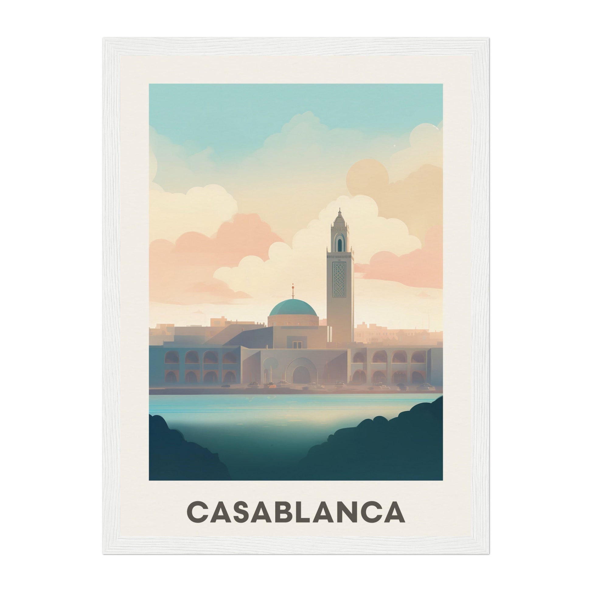 Casablanca, Morocco Wall Art - Uncharted Borders