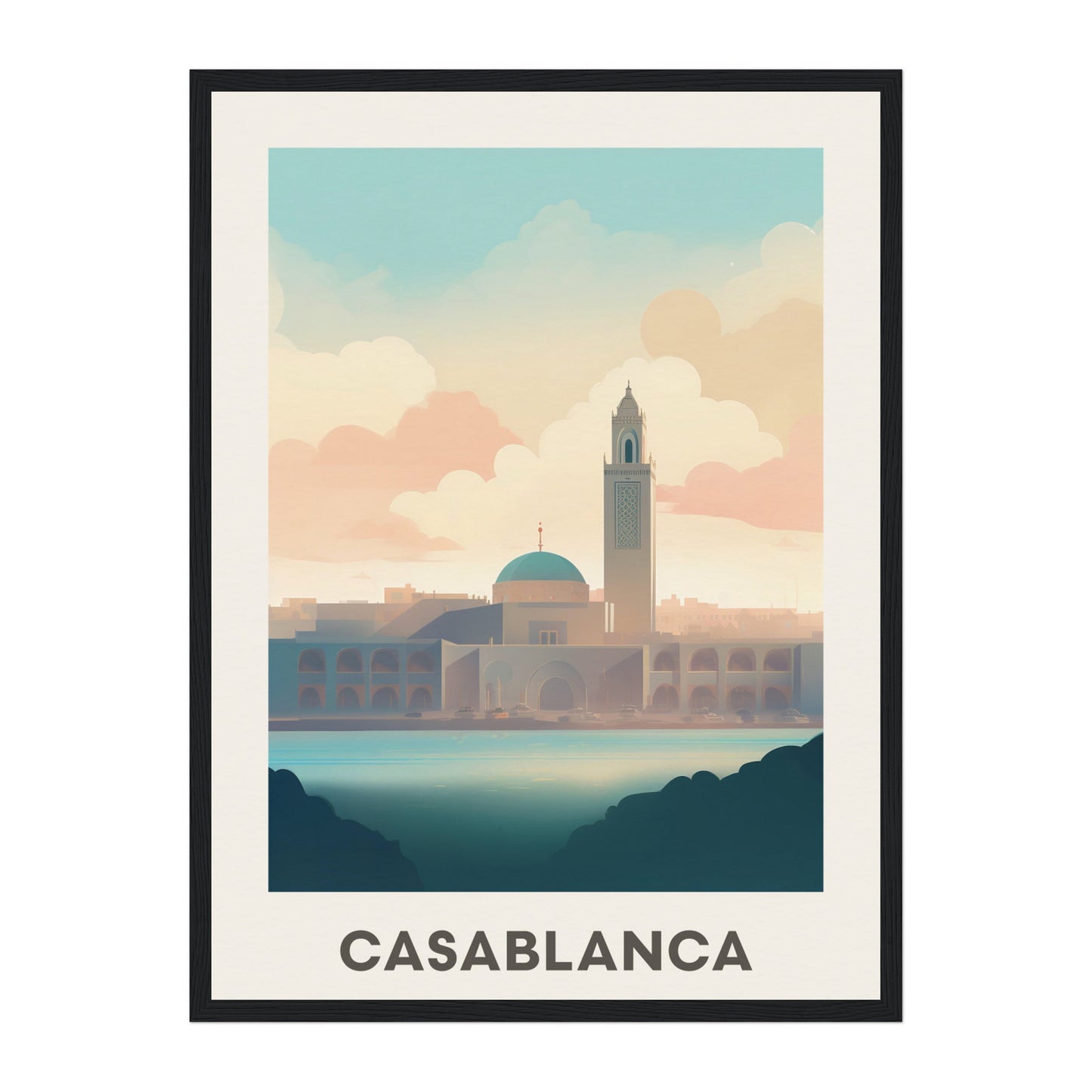 Casablanca, Morocco Wall Art - Uncharted Borders